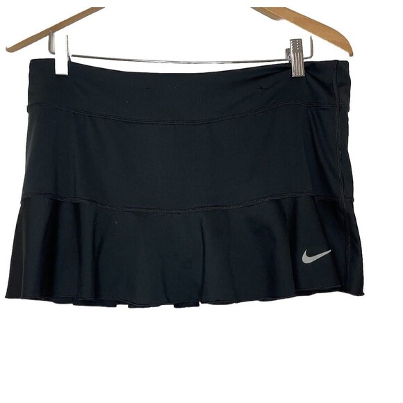 Nike Dri-Fit Black Skort Womens Large Activewear Tennis Golf - Picture 1 of 10